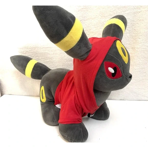 Build A Bear Pokemon Umbreon Plush Red Pokeball Shirt Hoodie Outfit - Picture 1 of 8